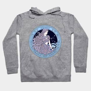 Aquarius Zodiac Sign Horoscope Hoodie